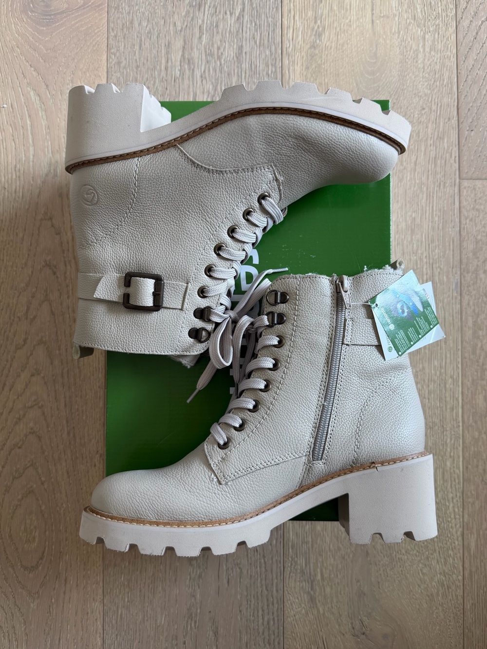 Remonte DASCHA Crema Beige Leather Boots